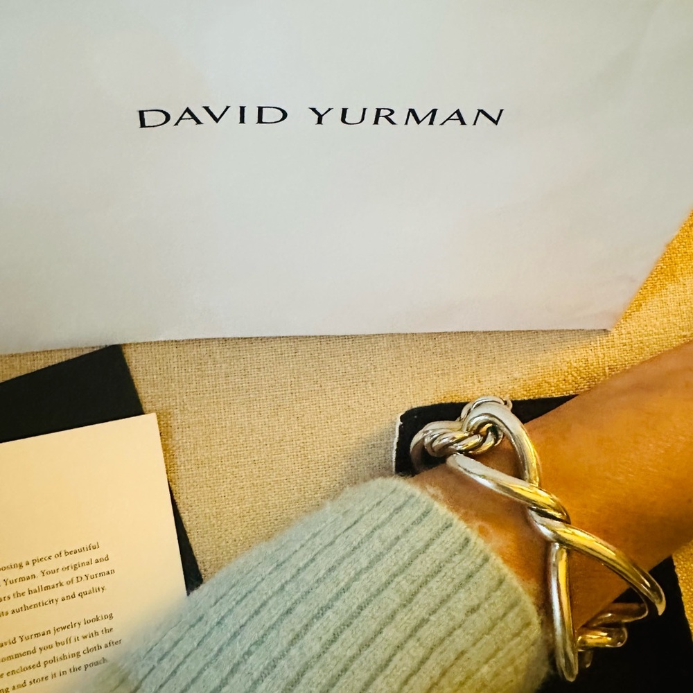 David Yurman Continuance Silver Bracelet - Picture 3 of 6